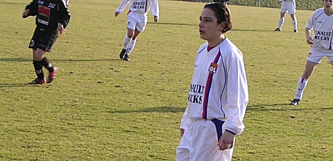 Sandrine Brétigny en 2004 contre Juvisy
