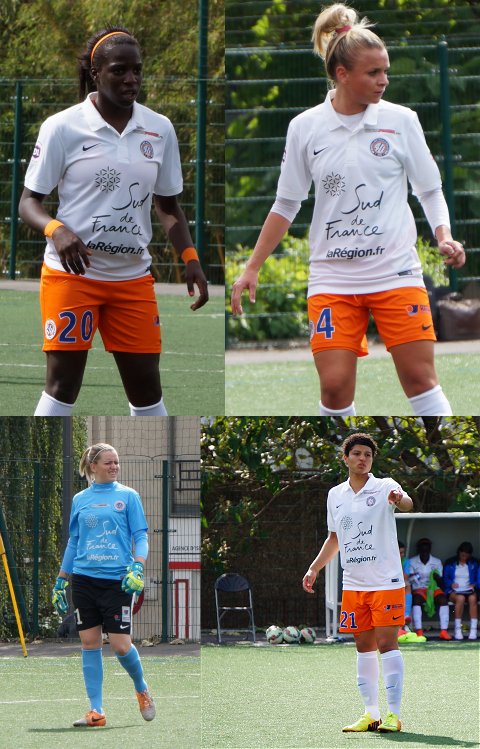 En 2015, Viviane Asseyi, Marion Torrent, Solène Durand et Valérie Gauvin jouaient à Montpellier.
