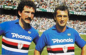 Graeme Souness et Trevor Francis à la Sampdoria